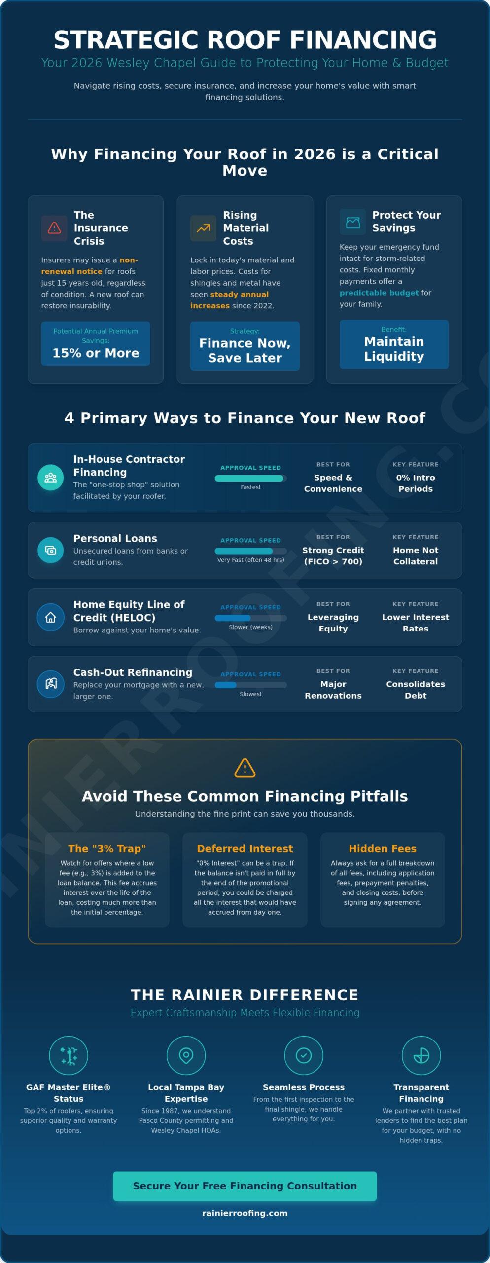 Financing a New Roof in Wesley Chapel: Your 2026 Homeowner’s Guide