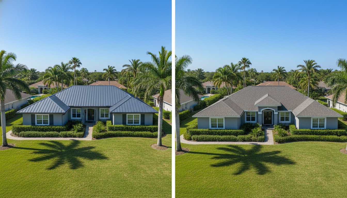 Metal Roof vs. Shingle Roof Cost in Tampa: 2026 Homeowner’s Guide
