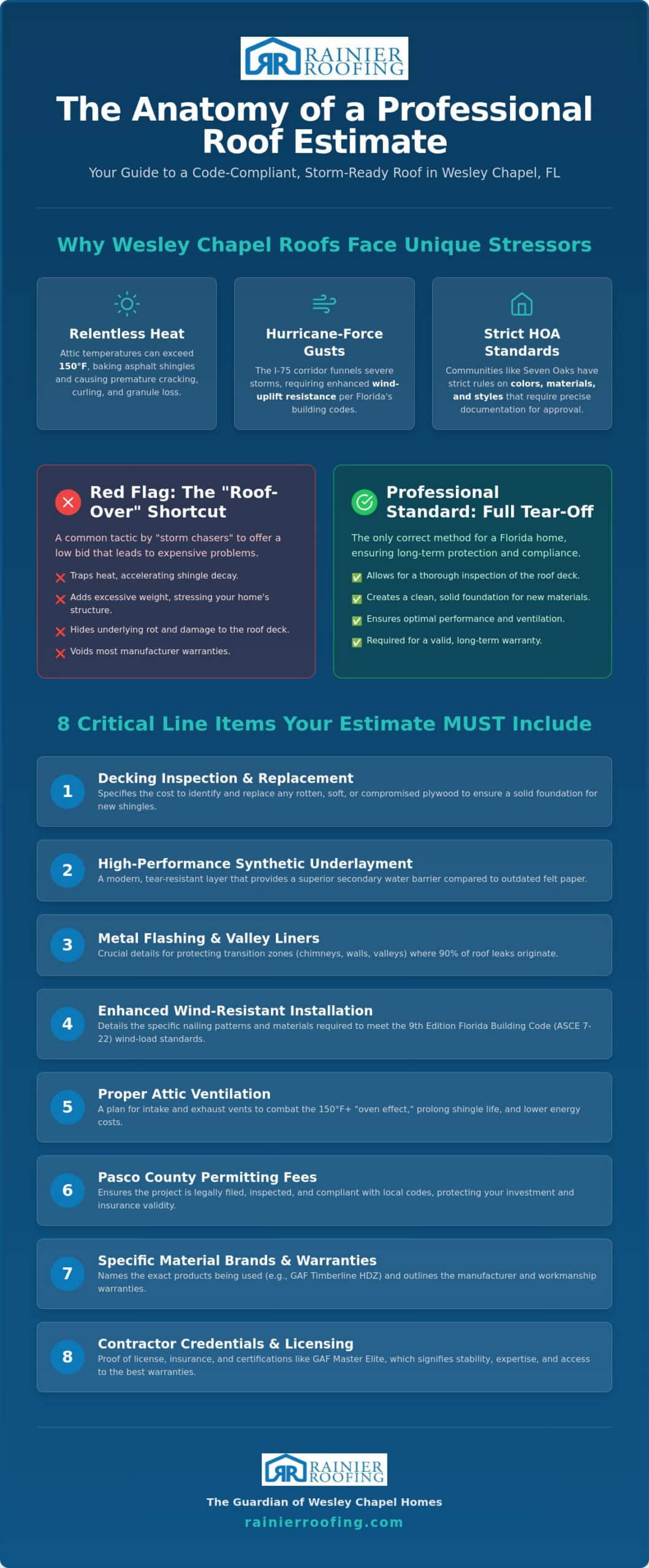 Wesley Chapel Roof Replacement Estimate: A 2026 Homeowner’s Guide