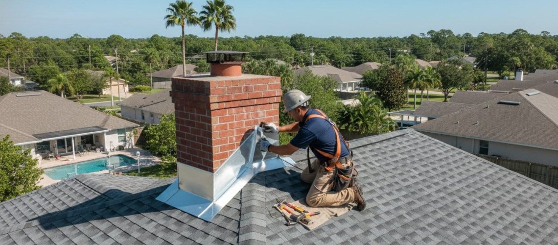 Chimney Flashing Repair in Tampa: Protecting Your Roof’s Most Vulnerable Point (2026 Guide)