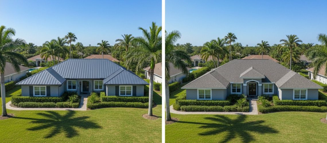 Metal Roof vs. Shingle Roof Cost in Tampa: 2026 Homeowner’s Guide