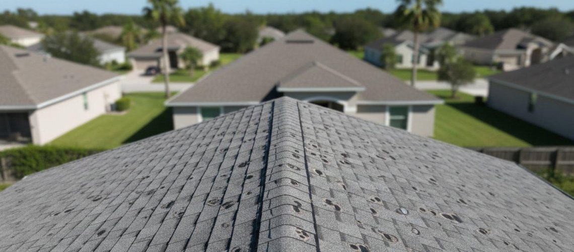 What Does Hail Damage Look Like on a Roof in Wesley Chapel? (2026 Homeowner Guide)